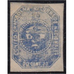 Colombia 5 1859 Escudo Shield MH Colombia 5 1859 Escudo Shield MH