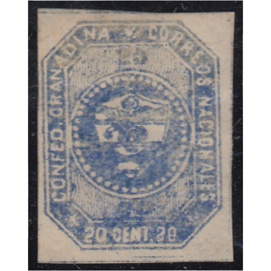 Colombia 5 1859 Escudo Shield MH Colombia 5 1859 Escudo Shield MH