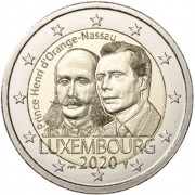 Luxemburgo 2020 2 € euros conmemorativos Príncipe Henry