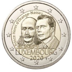 Luxemburgo 2020 2 € euros conmemorativos Príncipe Henry