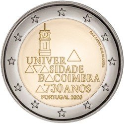 Portugal 2020 2 € euros conmemorativos Universidad Coimbra Portugal 2020 2 € euros conmemorativos Universidad Coimbra