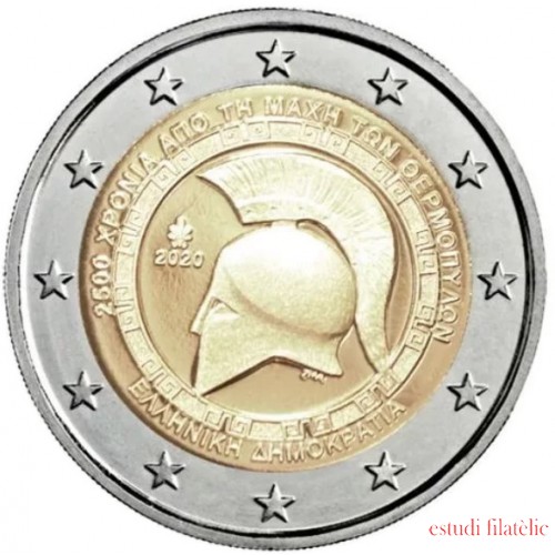Grecia 2020 2 € euros conmemorativos Batalla Termópilas 