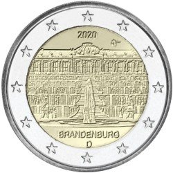 Alemania 2020 2 € euros conm. Brandeburgo- Palacio Sanssouci ( 5 cecas ) Alemania 2020 2 € euros conm. Brandeburgo- Palacio Sanssouci ( 5 cecas )