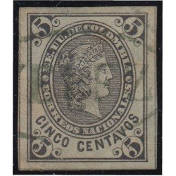 Colombia 67a 1881 Libertad Liberty usado Colombia 67a 1881 Libertad Liberty usado