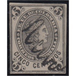 Colombia 67 1881 Libertad Liberty usado Colombia 67 1881 Libertad Liberty usado