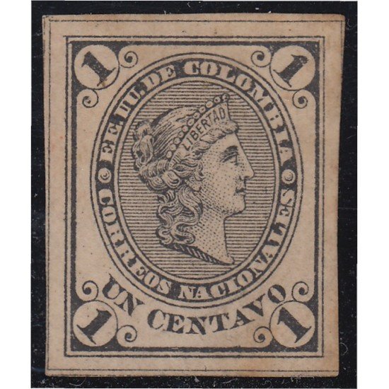 Colombia 65a 1881 Libertad Liberty MH Colombia 65a 1881 Libertad Liberty MH
