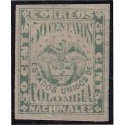 Colombia 57 1876/80 Escudo Shield MH Colombia 57 1876/80 Escudo Shield MH