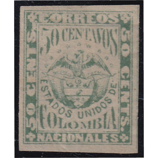 Colombia 57 1876/80 Escudo Shield MH Colombia 57 1876/80 Escudo Shield MH