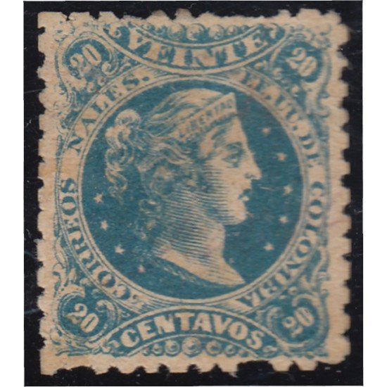 Colombia 56c 1876/80 Libertad Liberty usado Colombia 56c 1876/80 Libertad Liberty usado