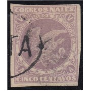 Colombia 54a 1876/80 Cóndor Ave usado