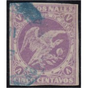 Colombia 54 1876/80 Libertad Cóndor Ave usado