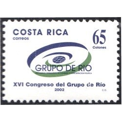 Costa Rica 706 2002 XVI Congreso de Jefes de Estado MNH Costa Rica 706 2002 XVI Congreso de Jefes de Estado MNH