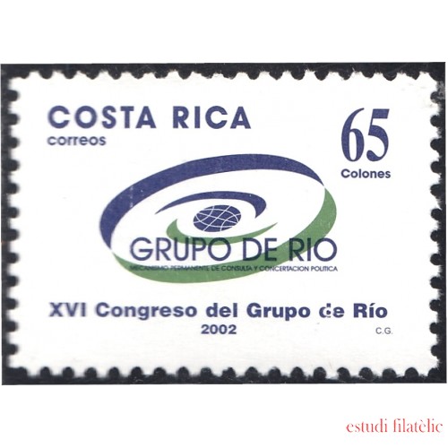 Costa Rica 706 2002 XVI Congreso de Jefes de Estado MNH