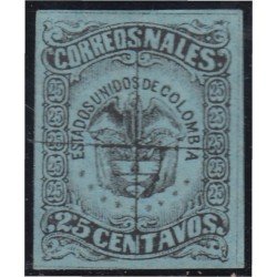 Colombia 53 1870/79 Escudo Shield usado Colombia 53 1870/79 Escudo Shield usado