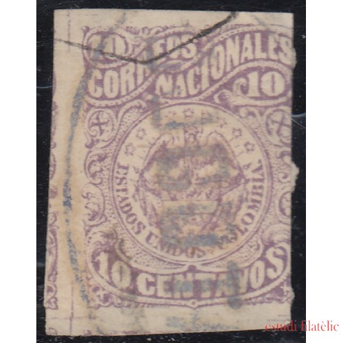 Colombia 52 1870/79 Escudo Shield usado