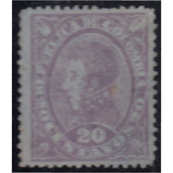 Colombia 88b 1886 Político Antonio Nariño MH Colombia 88b 1886 Político Antonio Nariño MH