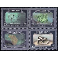 Costa Rica 714/17 2002 Fauna y Flora Marina de la Isla UVITA MNH