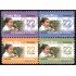 Costa Rica 718/21 2002 Navidad Sobre tasa en beneficio de la Ciudad de los Niños MNH