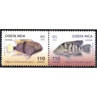 Costa Rica 722/23 2003 Serie América UPAEP Flora y Fauna Autóctona MNH