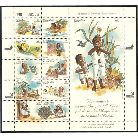 Costa Rica 728/38 2003 Literatura costarricense para niños MNH