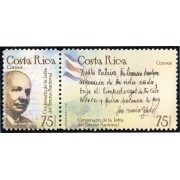 Costa Rica 739/40 2003 100º del Himno Nacional MNH