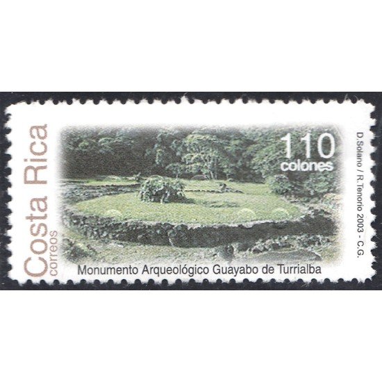 Costa Rica 747 2003 Arqueología Monumento Guayabo de Turrialba MNH