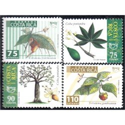 Costa Rica 748/51 2004 Serie América UPAEP Flora y Fauna Autóctona MNH