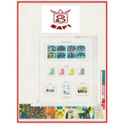 Safi Hojas España 2010 Ilustrado a color sin protector Safi Hojas España 2010 Ilustrado a color sin protector