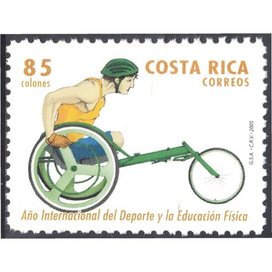 Costa Rica 779 2006 Año Internacional del deporte y la educación Física MNH