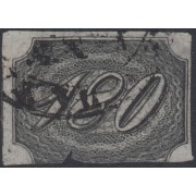 Brasil Brazil 8 1844/46 Cifras oblicuas usado Brasil Brazil 8 1844/46 Cifras oblicuas usado