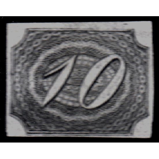 Brasil Brazil 4 1844/46 Cifras oblicuas MH sin goma Brasil Brazil 4 1844/46 Cifras oblicuas MH sin goma