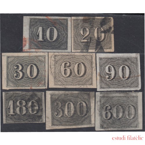 Brasil Brazil 11/18A 1850/66 Pequeñas cifras usados