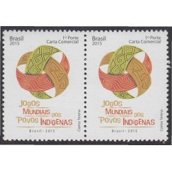 Brasil Brazil 3381 2015 Juegos Mundiales de los Pueblos Indígenas MNH Brasil Brazil 3381 2015 Juegos Mundiales de los Pueblos Indígenas MNH