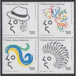 Brasil Brazil 3369/72 2015 450 Años Río de Janeiro MNH Brasil Brazil 3369/72 2015 450 Años Río de Janeiro MNH