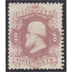 Brasil Brazil 24 1866 Emperador Pedro II MH