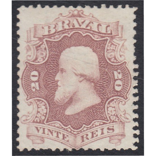 Brasil Brazil 24 1866 Emperador Pedro II MH Brasil Brazil 24 1866 Emperador Pedro II MH