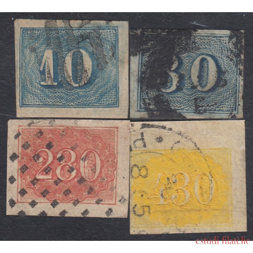 Brasil Brazil 19/22 1854/61 Pequeñas cifras usados