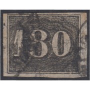 Brasil Brazil 16A 1850/66 Pequeñas cifras usado Brasil Brazil 16A 1850/66 Pequeñas cifras usado