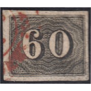 Brasil Brazil 14A 1850/66 Pequeñas cifras usado Brasil Brazil 14A 1850/66 Pequeñas cifras usado