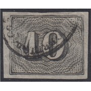 Brasil Brazil 11A 1850/66 Pequeñas cifras usado Brasil Brazil 11A 1850/66 Pequeñas cifras usado