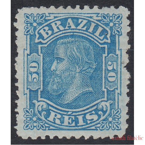 Brasil Brazil 48 1881 Emperador Pedro II MH