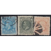 Brasil Brazil 48/50 1881 Emperador Pedro II usados Brasil Brazil 48/50 1881 Emperador Pedro II usados