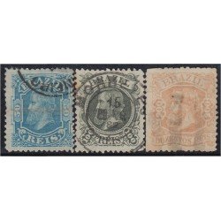 Brasil Brazil 48/50 1881 Emperador Pedro II usados Brasil Brazil 48/50 1881 Emperador Pedro II usados