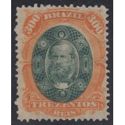Brasil Brazil 47 1878 Emperador Pedro II MH Brasil Brazil 47 1878 Emperador Pedro II MH