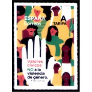 España Spain 5443 2020 Valores cívicos NO a la violencia de género MNH Tarifa A