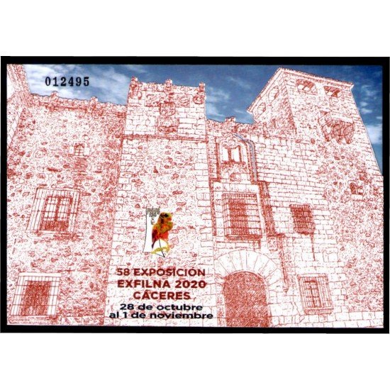 España Spain 5441 2020 Exfilna Virtual por COVID-19 MNH
