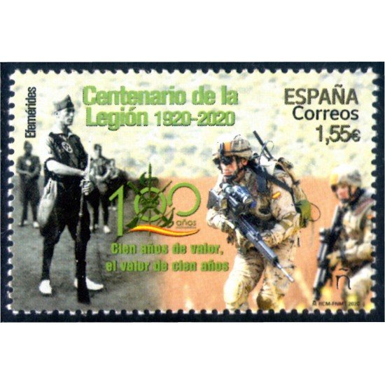 España Spain 5439 2020 Centenario de la Legión MNH España Spain 5439 2020 Centenario de la Legión MNH