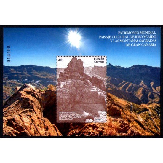España Spain 5437 2020 Patrimonio Mundial Paisaje Cultural del Risco Caído y las Montañas Sagradas de Gran Canaria MNH España Spain 5437 2020 Patrimonio Mundial Paisaje Cultural del Risco Caído y las Montañas Sagradas de Gran Canaria MNH