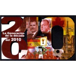 España Spain 5431 2020 Relevo en el trono español Incendio de la Catedral de Notre Dame de París y España Campeona Mundial de Fútbol 2010 MNH España Spain 5431 2020 Relevo en el trono español Incendio de la Catedral de Notre Dame de París y España Campeona Mundial de Fútbol 2010 MNH