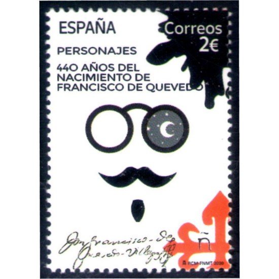 España Spain 5428 2020 440 Años del nacimiento de Francisco de Quevedo MNH España Spain 5428 2020 440 Años del nacimiento de Francisco de Quevedo MNH